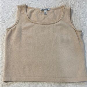 St. John Beige Sweater Vest